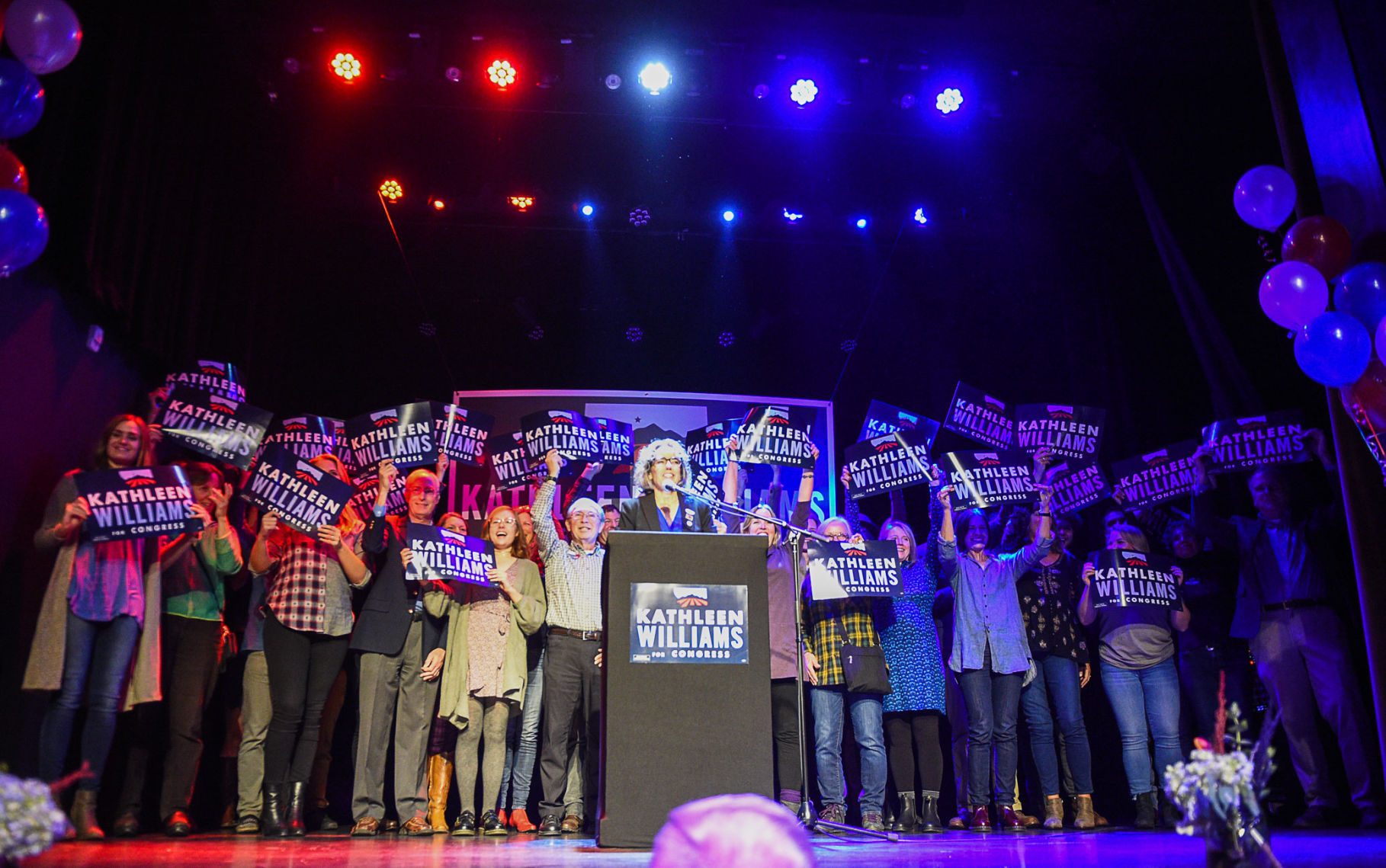 Kathleen Williams Election Night